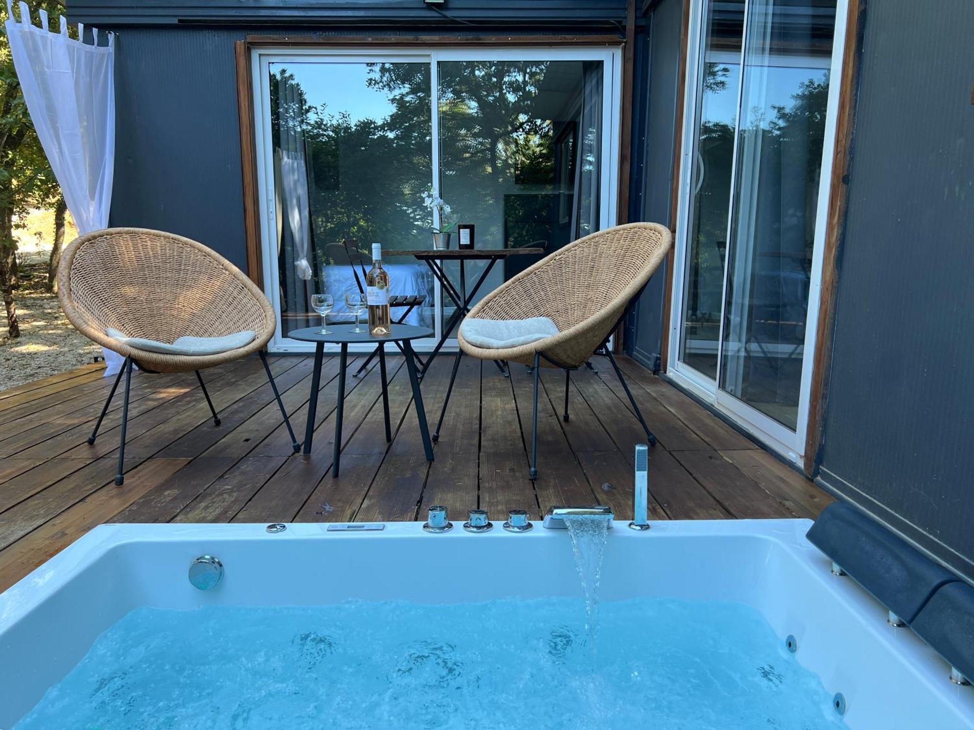 Superbe Cabane Jacuzzi Jardin Clim Wifi Parking Мерой Екстериор снимка
